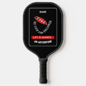 Neem de weg minder gevolgd pickleball paddle (Voorkant)