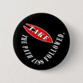 Neem de weg minder gevolgd ronde button 5,7 cm (Voorkant)