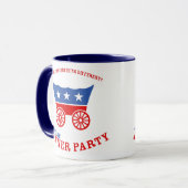 Neem deel aan de Mok van de Donner Party (Voorkant links)