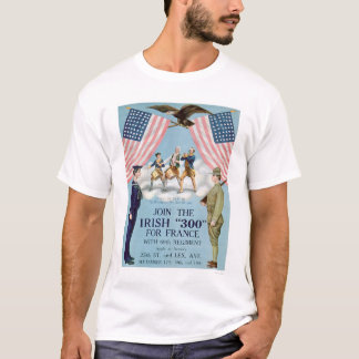 Neem deel aan het Ierse "300" voor Frankrijk (US02 T-shirt