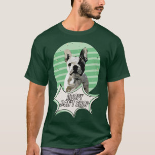 Neem Dont Shop Hondenliefhebber Rescue Breed aan T-shirt