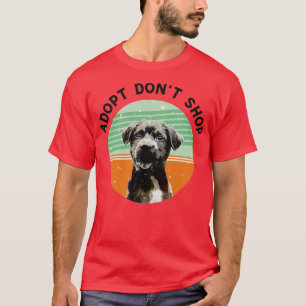 Neem Dont Shop Hondenliefhebber Rescue Dogs aan T-shirt