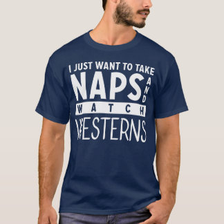 Neem dutjes en kijk westernfilms Liefdesjongen T-shirt