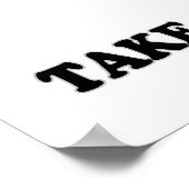 Neem een aantal handgrepen poster (Hoek)