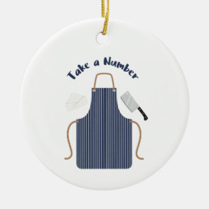 Neem een aantal keramisch ornament