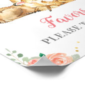 Neem een Baby shower van een andere onbekende meis Poster (Hoek)