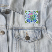 Neem een beslissing vierkante button 5,1 cm (In situ)