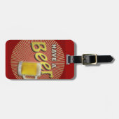 Neem een bier! bagagelabel (Voorkant horizontaal)