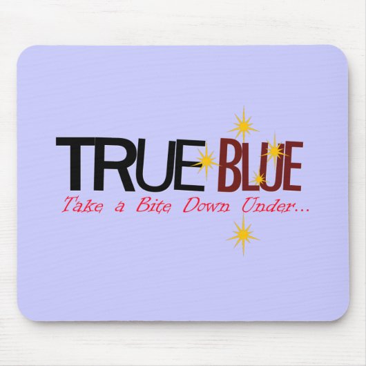 Neem een bite onder Mousepad Muismat (Voorkant)