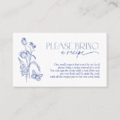 Neem een blauw Vrijgezellenfeest mee Informatiekaartje (Voorkant)