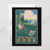 Neem een boek mee briefkaart (Voorkant / Achterkant)