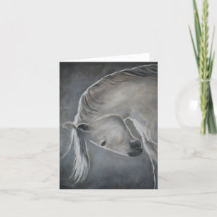 Neem een Bow Horse Art Note-Kaart Kaart