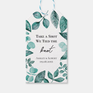 Neem een foto van de Blauwgroen Greenery van de Kn Cadeaulabel