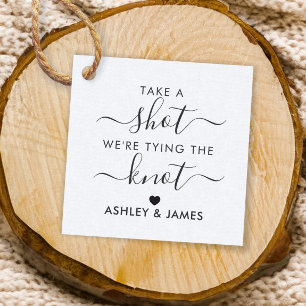 Neem een foto van de Knot Wedding... Bedankjes Labels