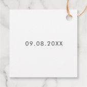 Neem een foto van het Label van de Knot Wedding Gi (Achterkant)