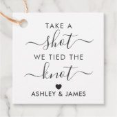 Neem een foto van het Label van de Knot Wedding Gi (Voorkant)