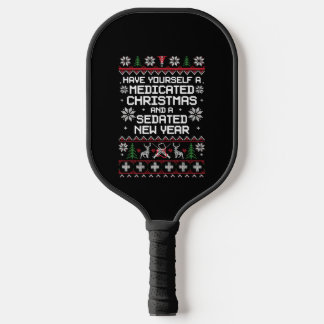 Neem een gemedicineerde kerst en een verdoofd pickleball paddle