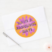 Neem een geweldige dag Sticker (Envelop)