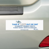 Neem een hap uit CMT Bumpersticker (Op auto)