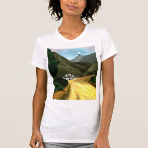 Neem een heek. Dames in Amerika Apparel Fine Jerse T-shirt