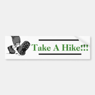 Neem een Hike! Bumpersticker