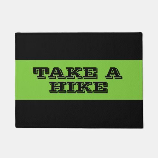Neem een Hike Crotchety Deurtje Deurmat (Voorkant)