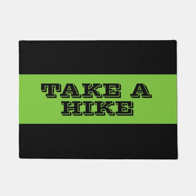 Neem een Hike Crotchety Deurtje Deurmat (Voorkant)