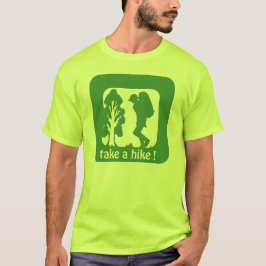 neem een hike in de veiligheidstroepen in de open t-shirt