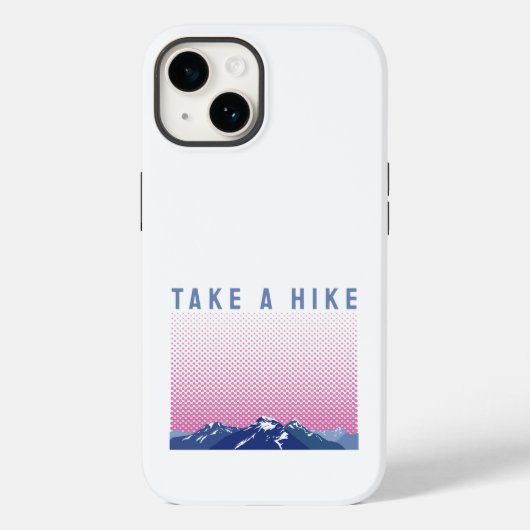 Neem een Hike/Outdooravontuur Case-Mate iPhone Case (Achterkant)