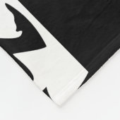 Neem een Hike quote monochrome berglandschap Fleece Deken (Hoek)