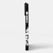 Neem een Hike quote monochrome berglandschap iPhone Hoesje (Linkerkant)