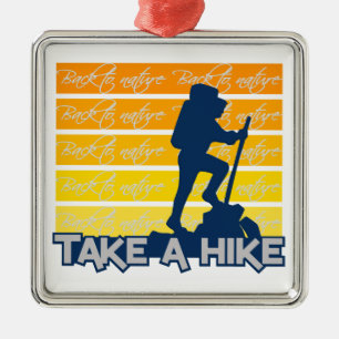 Neem een Hike-sierplant Metalen Ornament