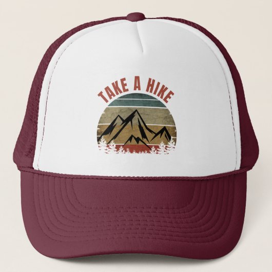 NEEM EEN HIKE TRUCKER HAT PET (Voorkant)