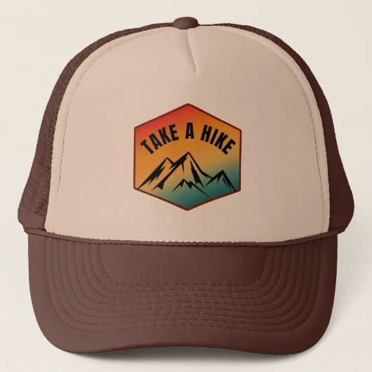NEEM EEN HIKE TRUCKER HAT TRUCKER PET (Voorkant)