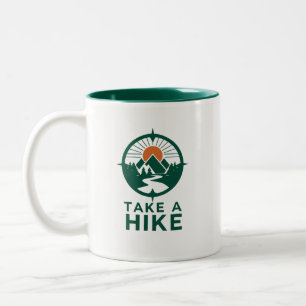 Neem een Hike Tweekleurige Koffiemok