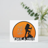 Neem een Hike-uitnodiging, aanpasbaar Kaart (Staand voorkant)