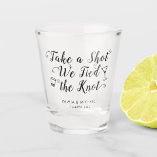 Neem een hotline die de Drink van de weddenschap m Shot Glas
