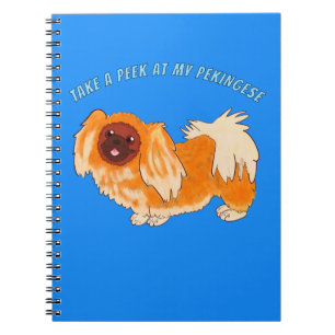Neem een kijkje in mijn pekinees notitieboek