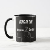 Neem een kopje caffeïne mok (Links)
