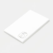 Neem een mens aan post-it® notes (Schuin)