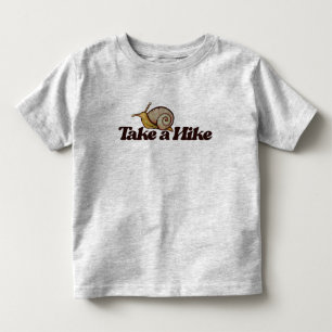 Neem een Natuur van de Slak van de Slak van de Sla Kinder Shirts