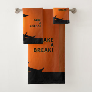 "Neem een pauze!" Bad Handdoek