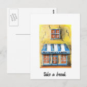 Neem een pauze briefkaart (Voorkant / Achterkant)