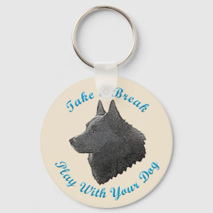 Neem een pauze (Schipperke) Sleutelhanger