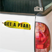 Neem een Pear Bumpersticker (Op Truck)