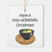 Neem een PHO-NOMENAL Kerstmis Keramisch Ornament (Links)
