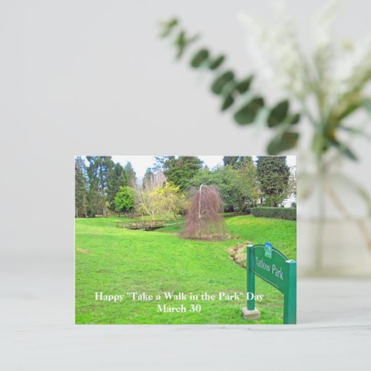 Neem een rondje in het Park Day Briefkaart (Staand voorkant)