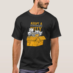 Neem een Schrödingers Kitty grappige kat ontwerp T-shirt