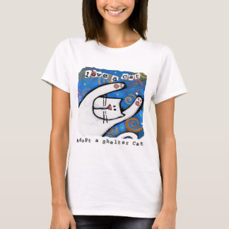 Neem een Shelter Cat aan, hou van een Kat T-shirt
