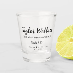Neem een shot en vind je plek gepersonaliseerd glas